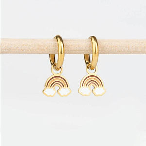 Серьги-кольца для шармов Mrs. Ertha "Essential", 2 шт, диаметр 12 мм